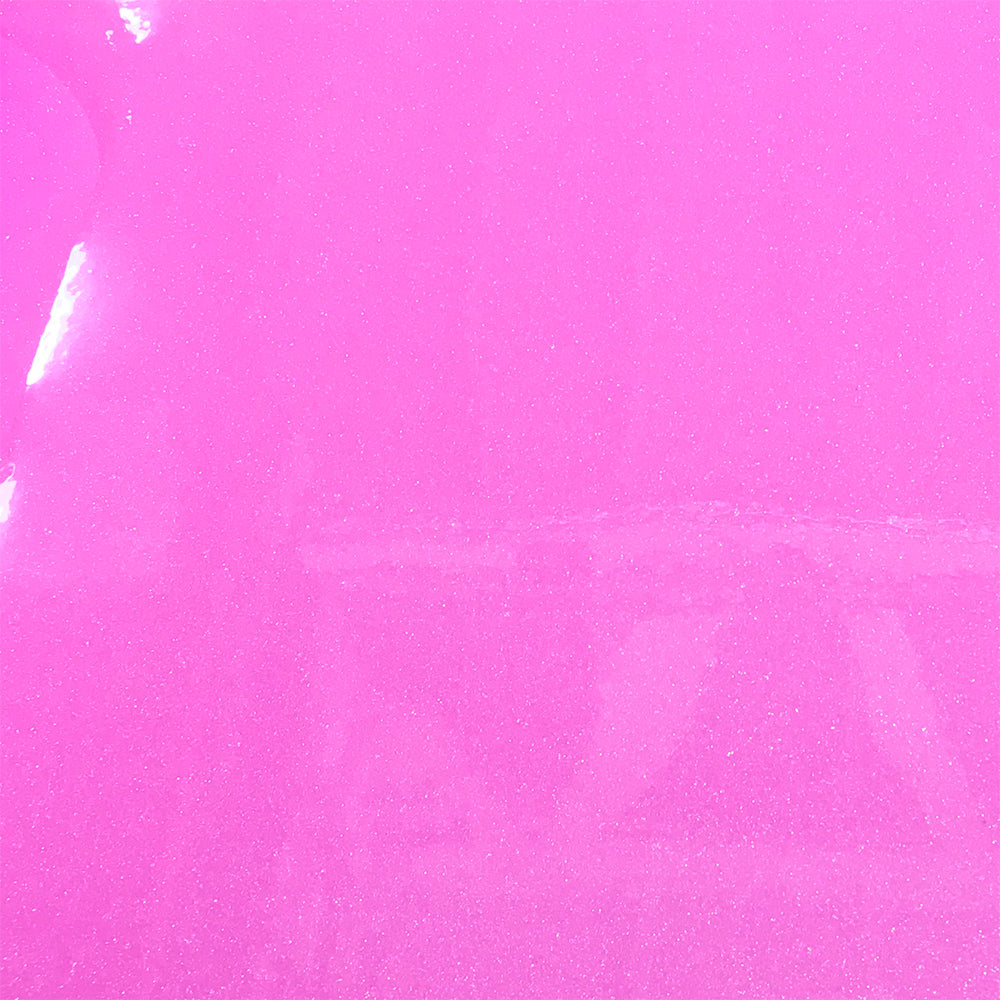 Glitter, Rainbow Neon Pink Heat Transfer Vinyl 19" HTV