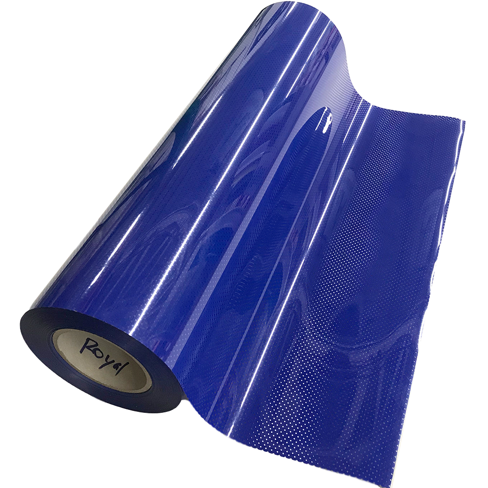 Perforated Royal Blue Heat Transfer Vinyl 54yds x 19"