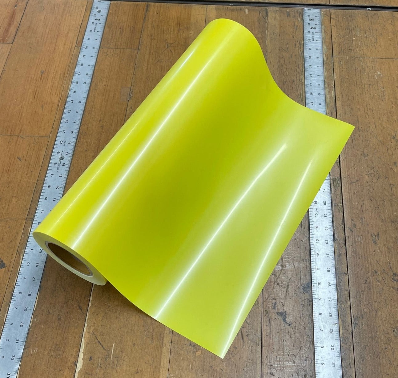 Reflective, Yellow High Reflective Film Heat Transfer Vinyl 19" HTV