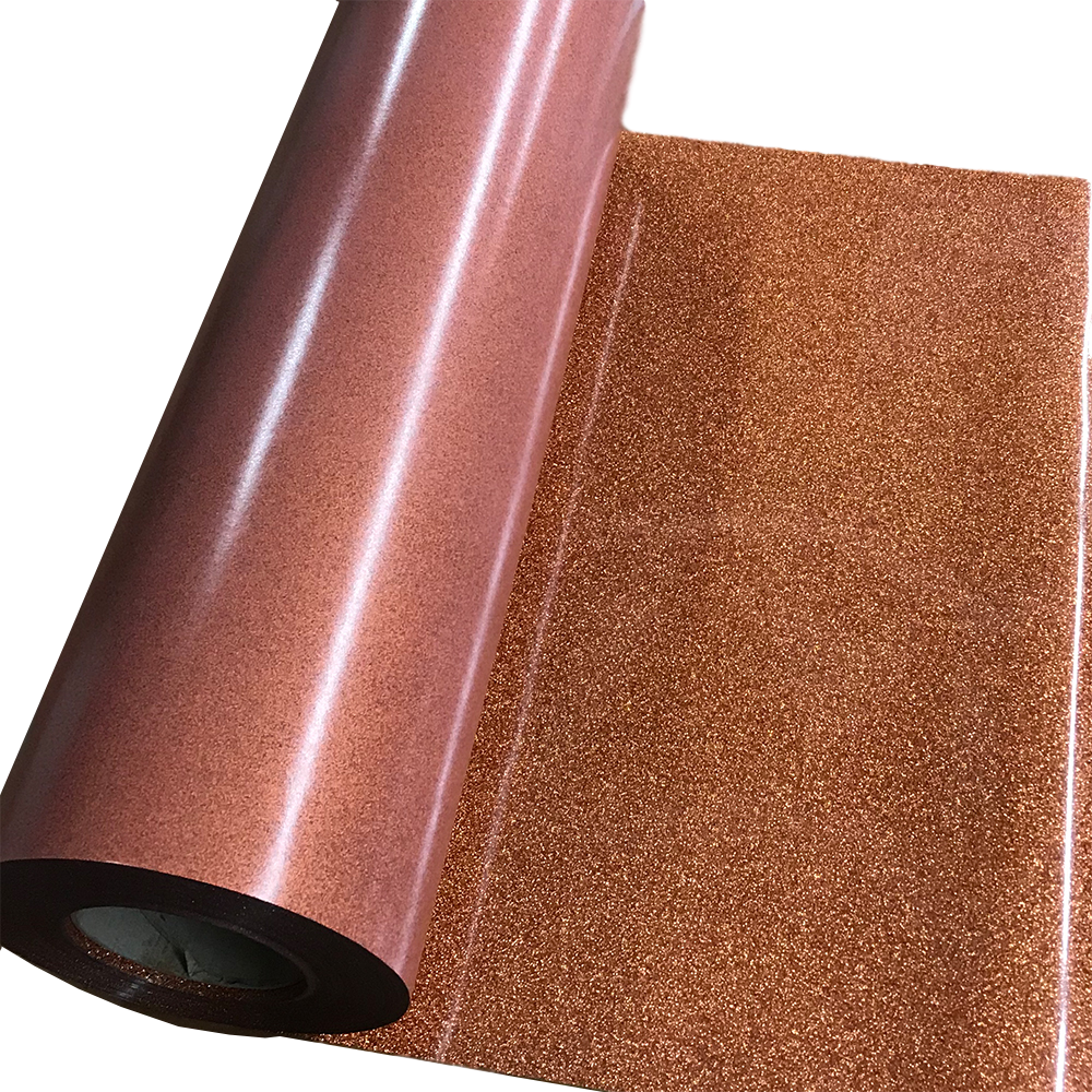 Glitter, Copper Heat Transfer Vinyl 19" HTV