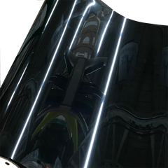 Metallic, Black Heat Transfer Vinyl 19"