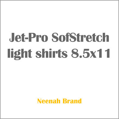 Jet-Pro SofStretch light shirts 8.5x11