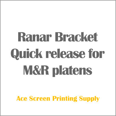 Ranar Bracket Quick release for M&R platens