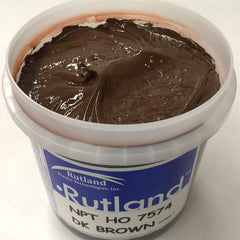 RUTLAND EH7574 NPT HIGH OPACITY DARK BROWN PLASTISOL OIL BASE INK FOR SILK SCREEN PRINTING